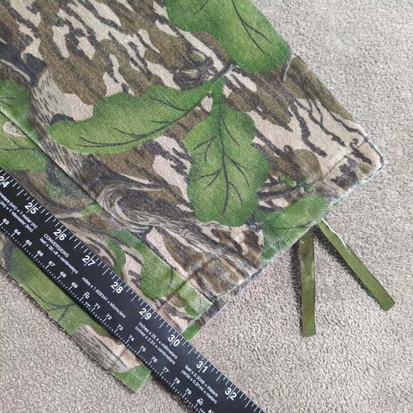 VTG 80s 90s Mossy Oak Camo Cargo Pants Mens XL Full Foliage Hunting Outdoor - Picture 6 of 13